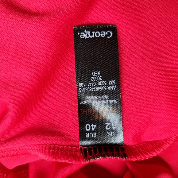 Red Lace Mini Dress - Picture 7 of 7